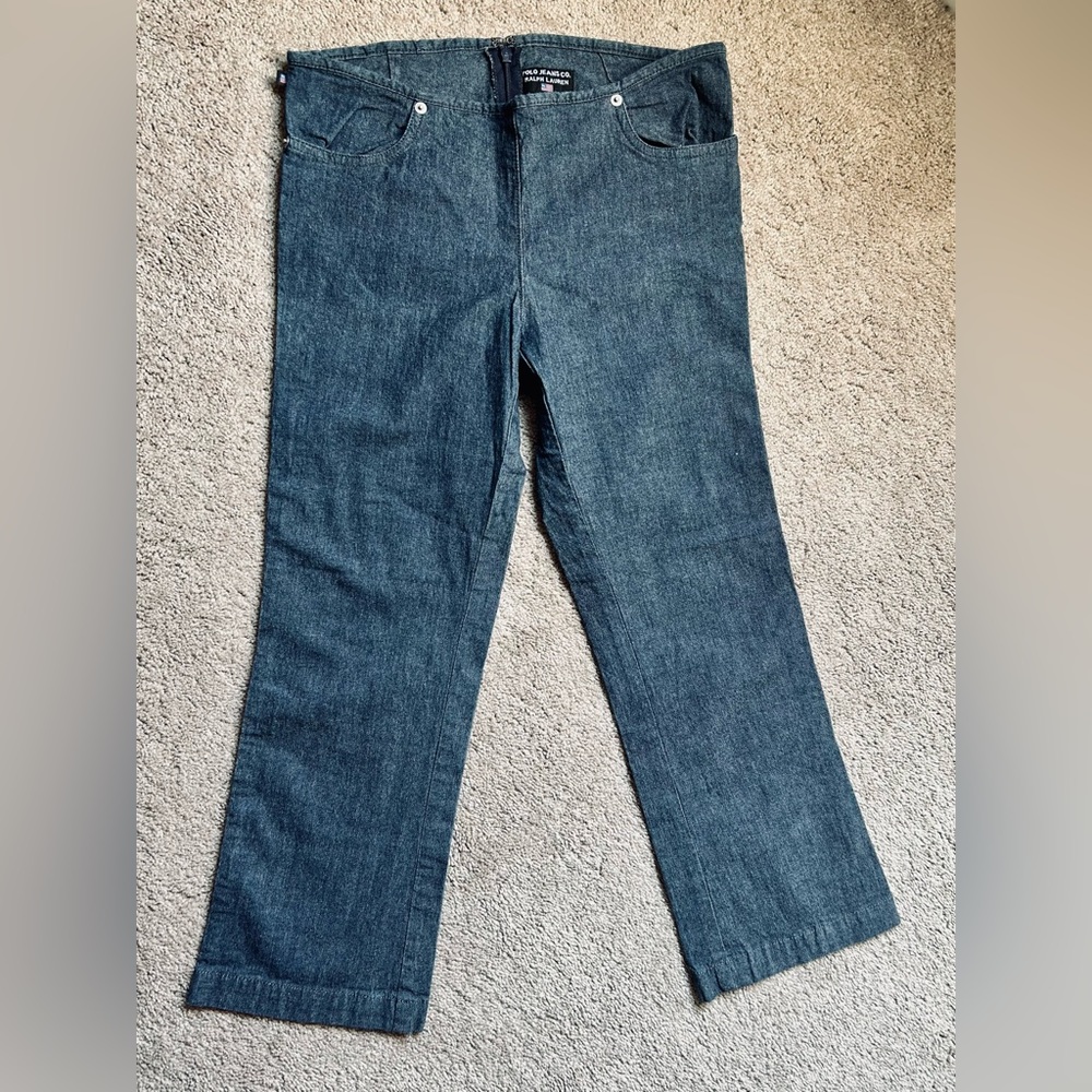 Polo jeans co.  Ralph Lauren denim style strait leg pants jeans size 2